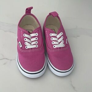 Brand new girls pink vans - 8.5